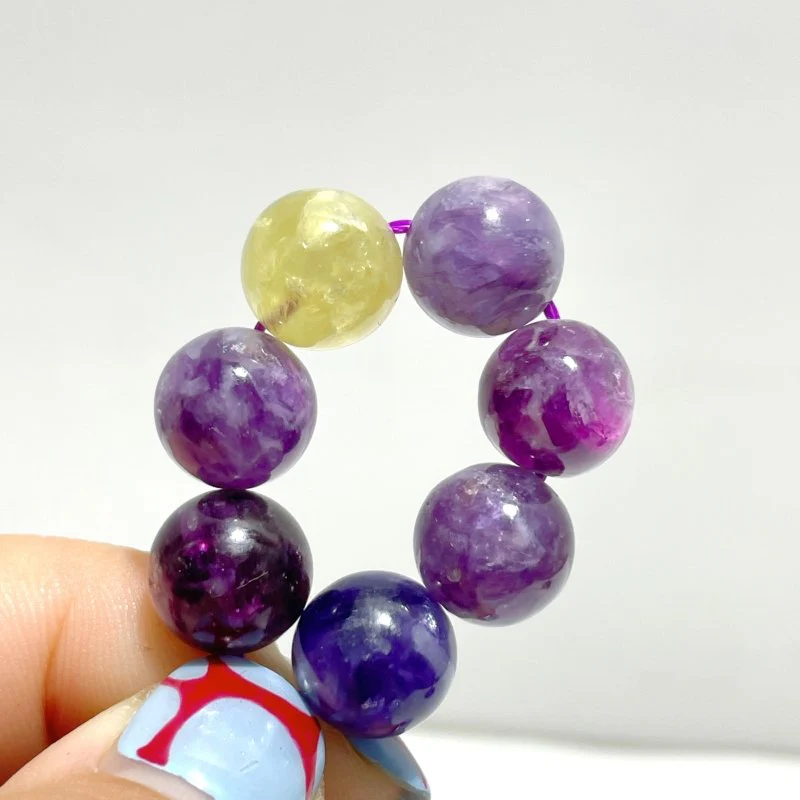 3 Pieces 10mm Colorful Spark Mica Mixed Color Bracelet - Image 4