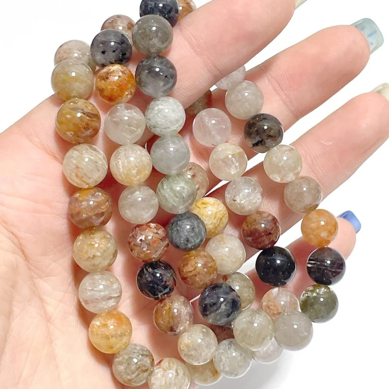 9mm Thousand Layer Garden Quartz Bracelets Wholesale - Image 2