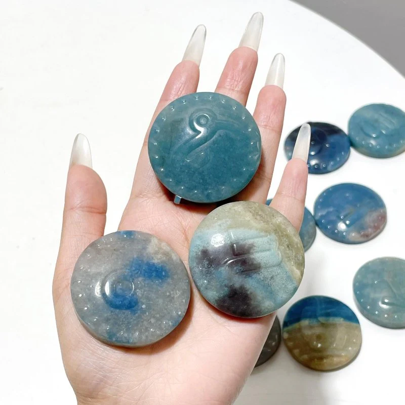 A Set Of Trolleite Twelve Constellations Carving - Image 3