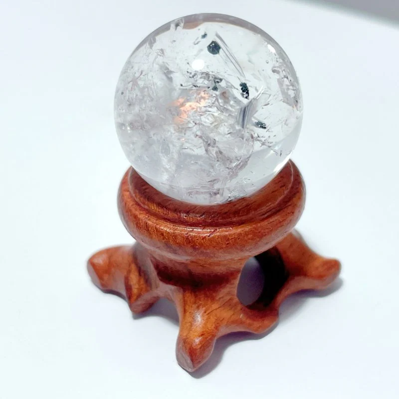 A100 Enhydro Quartz Sphere With Moving Bubble