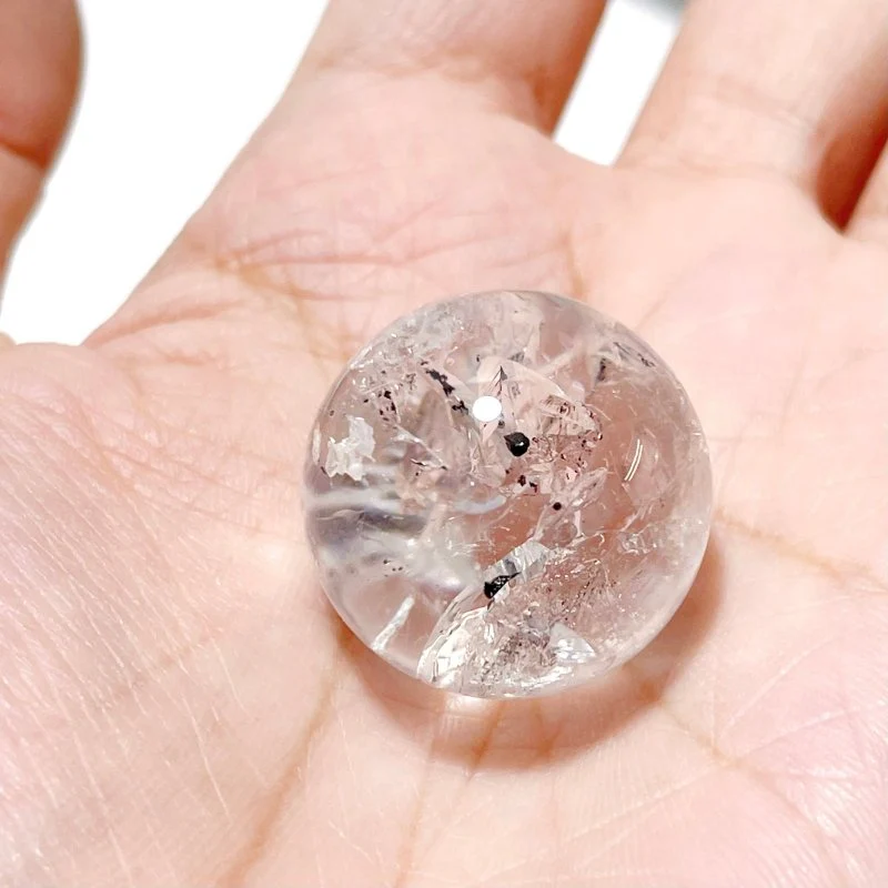 A100 Enhydro Quartz Sphere With Moving Bubble - Image 2
