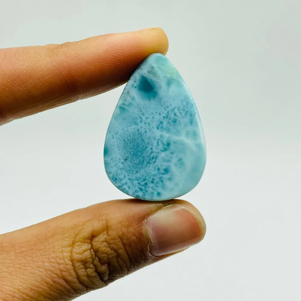 Larimar Waterdrop Shape Diy Pendant - Image 2