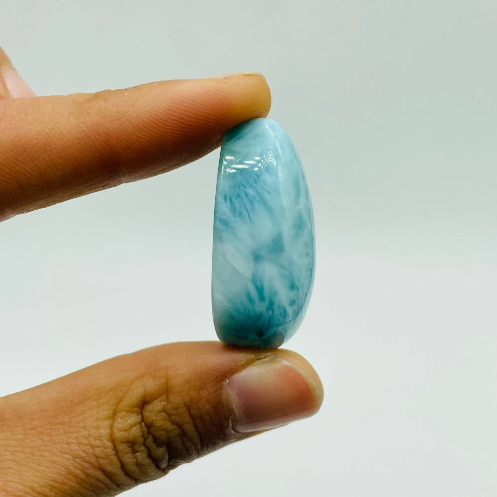 Larimar Waterdrop Shape Diy Pendant - Image 3