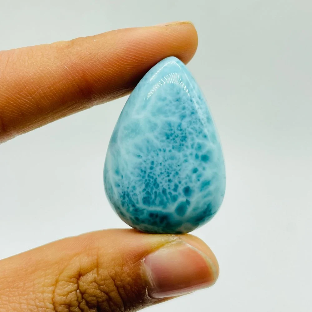 Larimar Waterdrop Shape Diy Pendant - Image 4