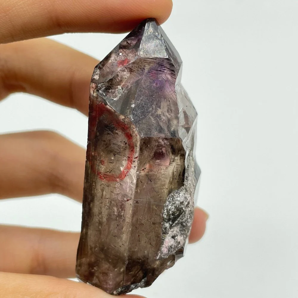 A27 Scepter Super7 Amethyst Enhydro Crystal - Image 2
