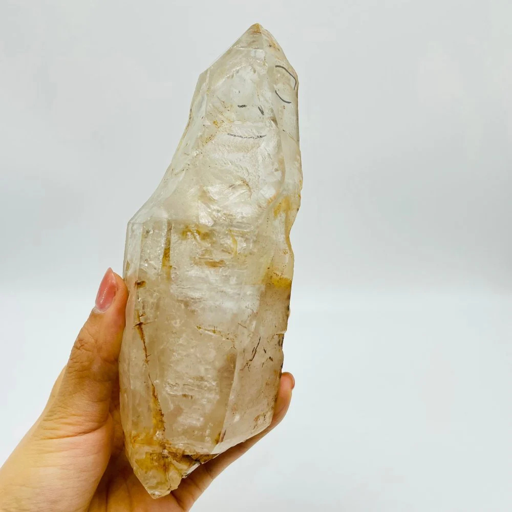 A39 Large Crystal Enhydro Quartz Crystal With Bubbles - Image 3