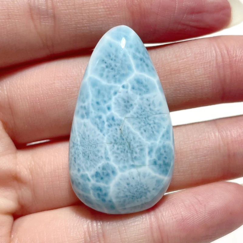High Quality Larimar Waterdrop Shape Diy Pendant Dominican Republic Larimar - Image 2