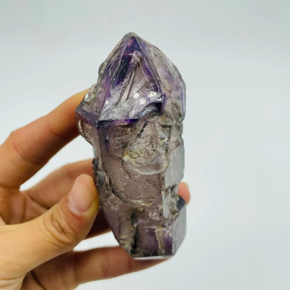 A48 Super7 Amethyst Enhydro Skeletal Crystal - Image 4
