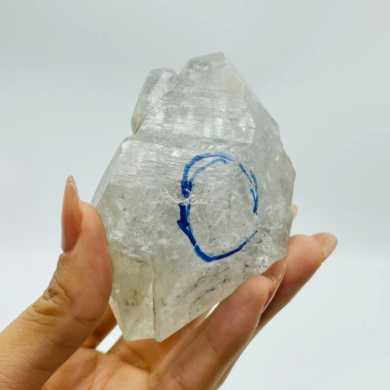 A49 Enhydro Quartz With Moving Bubble And Quicksand - Image 3