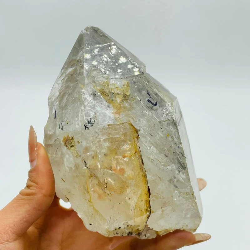 A58 Large Moving Bubble Black Quicksand Enhydro Quartz - Image 2