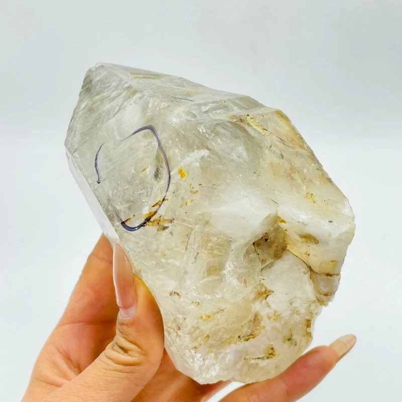 A58 Large Moving Bubble Black Quicksand Enhydro Quartz - Image 3