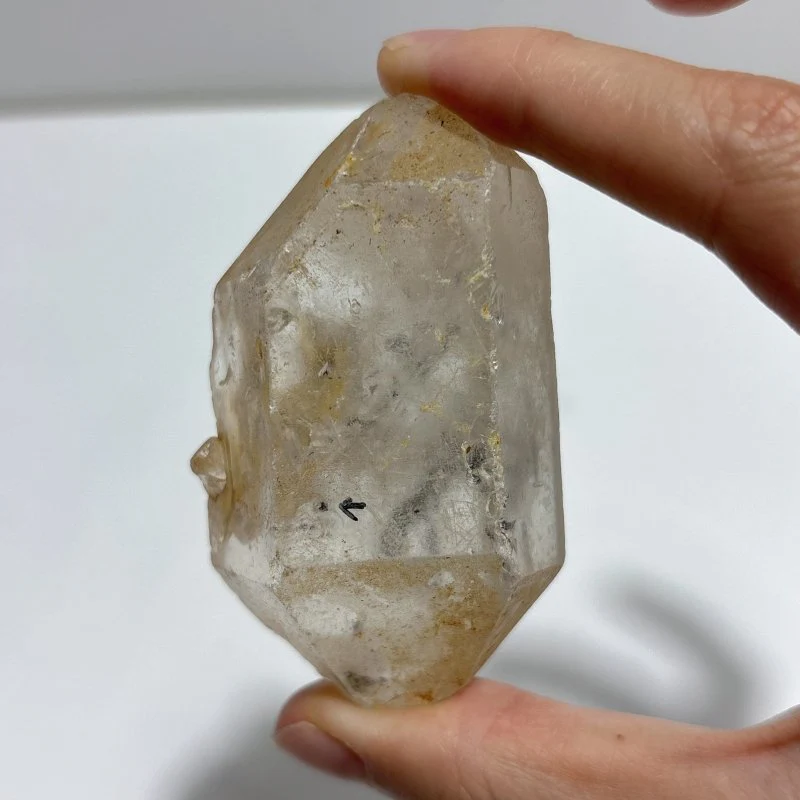 A80 Enhydro Crystal Quartz Double Point