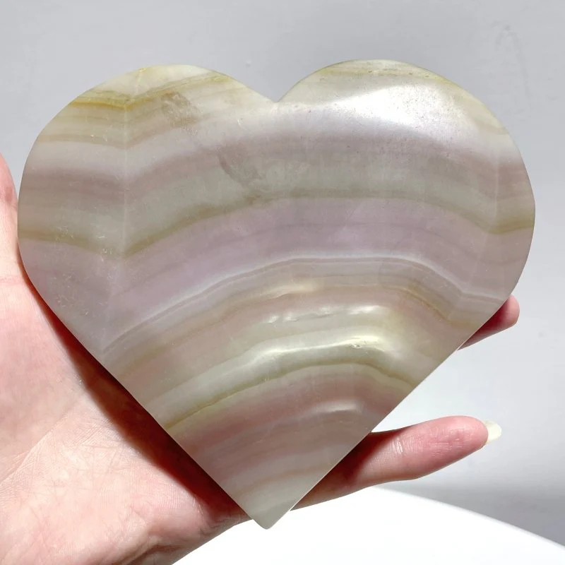 7 Pieces Afghanistan Jade Large Heart - Image 3