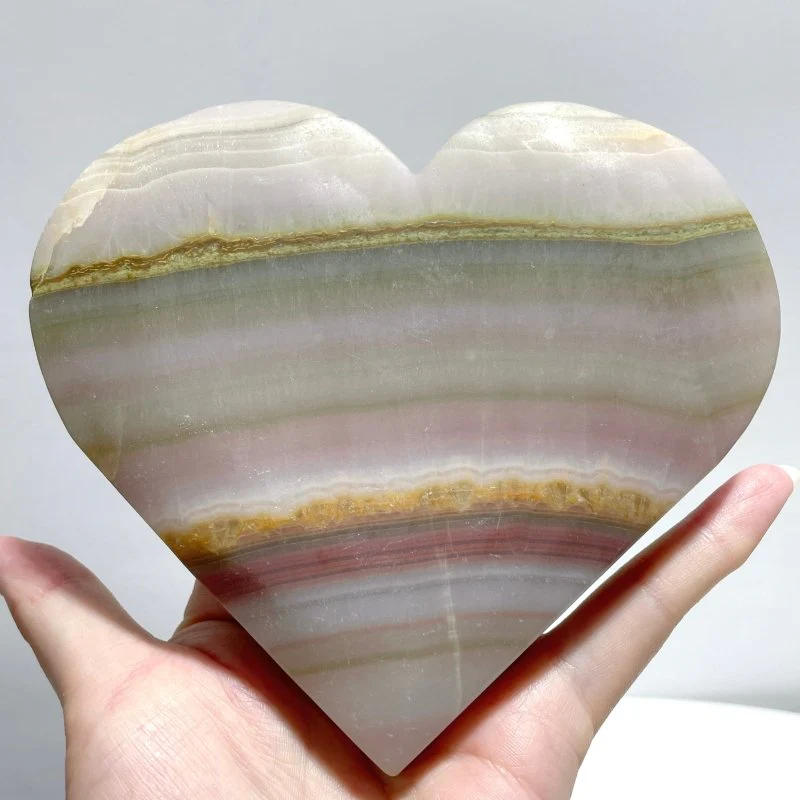 7 Pieces Afghanistan Jade Large Heart - Image 4
