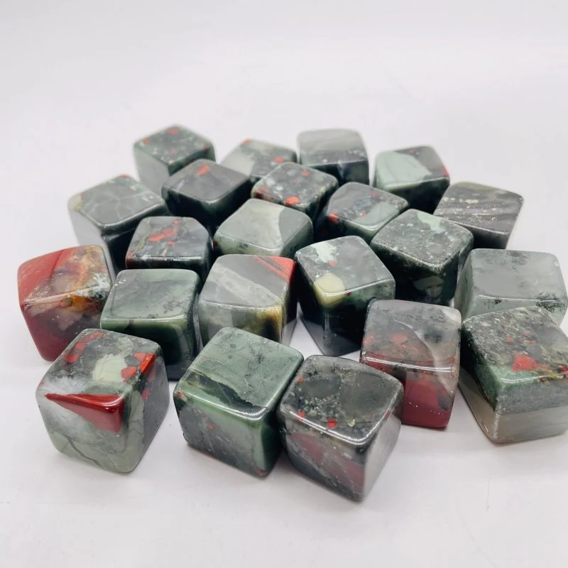 Africa Blood Stone Cube Tumbled Wholesale - Image 3