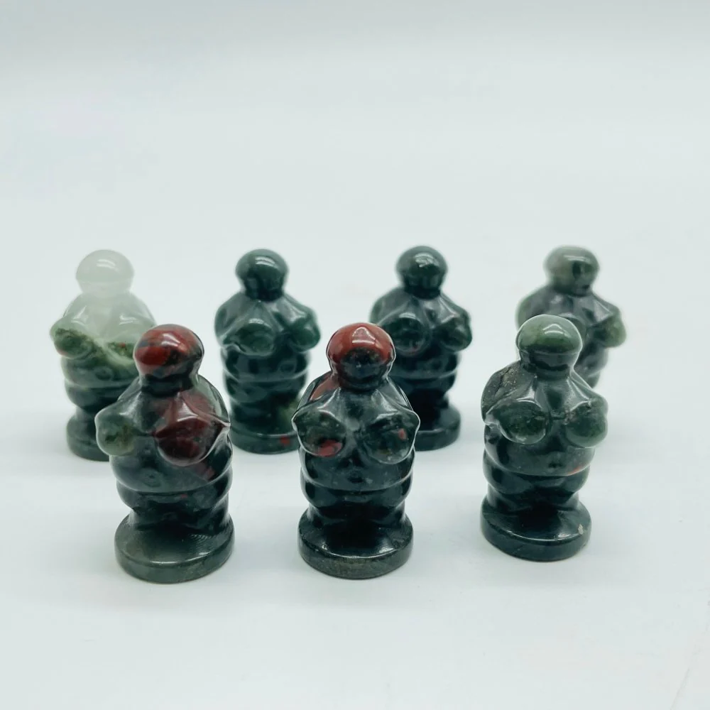 Africa Blood & Ocean Jasper Goddess Carving Wholesale - Image 4