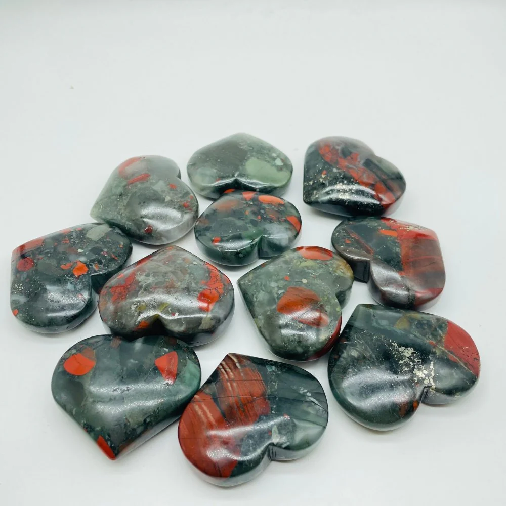 Africa Blood Stone Heart Crystal Wholesale - Image 2