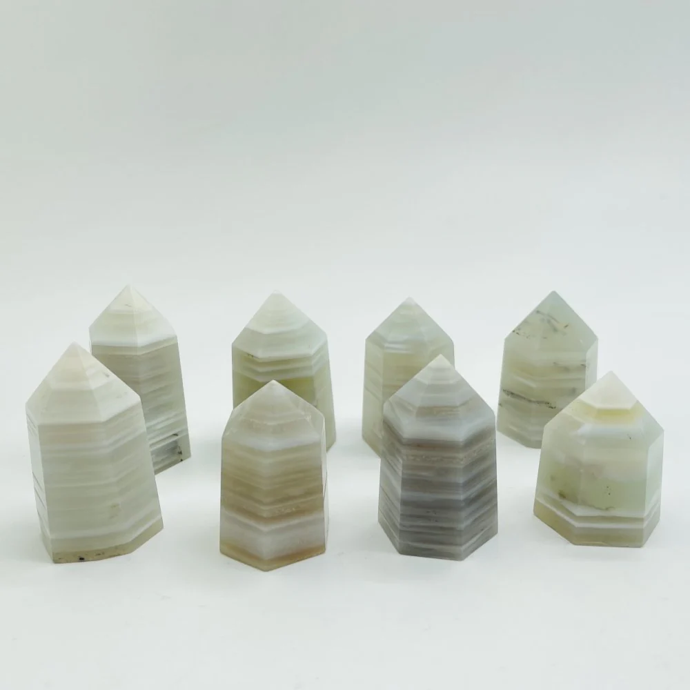 Mini Stripe Agate Tower Point Wholesale - Image 2