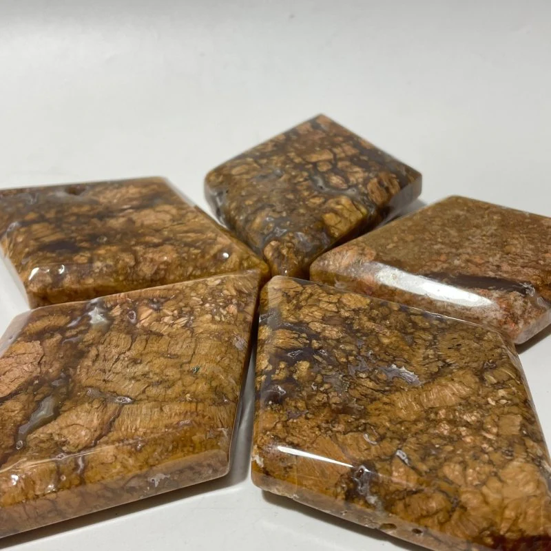 Orange Agate Rhombus Shaped Wholesale - Image 4