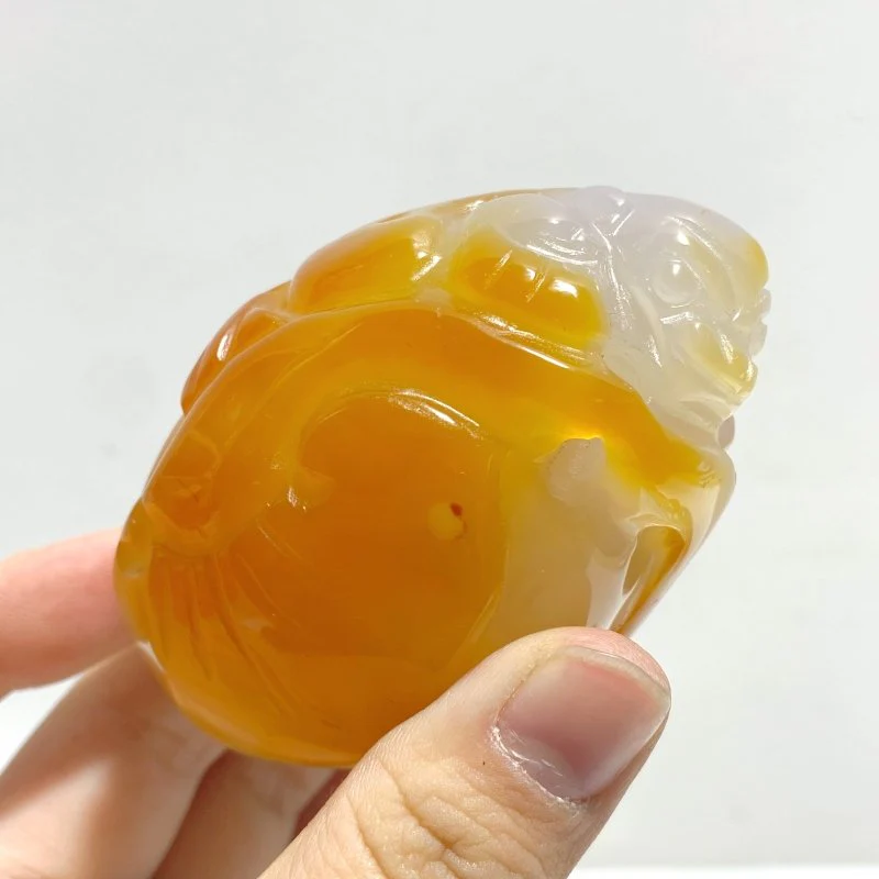 10 Pieces Beautiful Agate Tiger Carving - Image 5