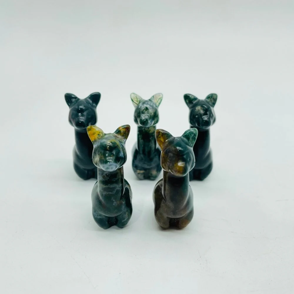 Alpaca Carving Wholesale Ocean Jasper Moss Agate - Image 3
