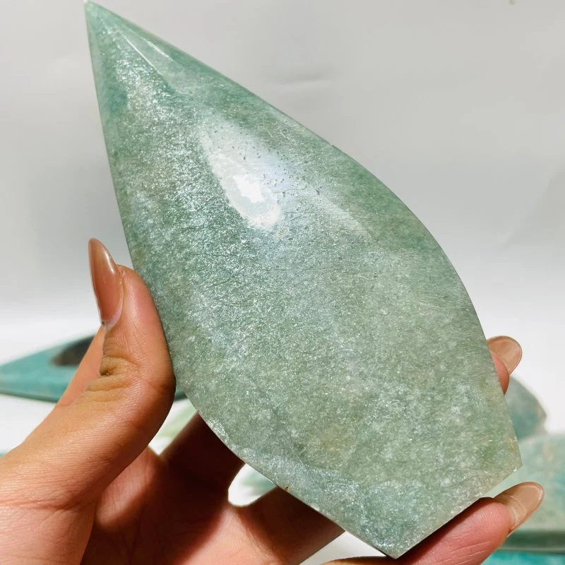 11 Pieces Amazonite Arrow Head Crystal Carving - Image 4
