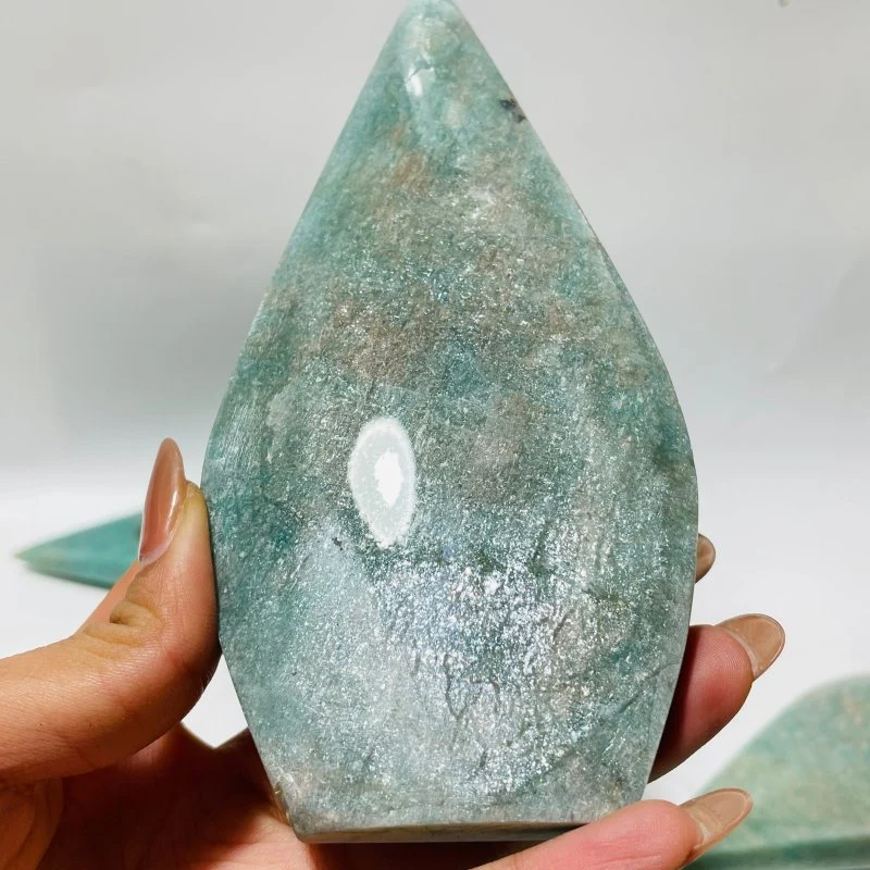 11 Pieces Amazonite Arrow Head Crystal Carving - Image 5