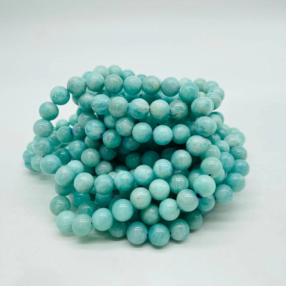 Amazonite Bracelet 0.3in(8mm) Wholesale - Image 3