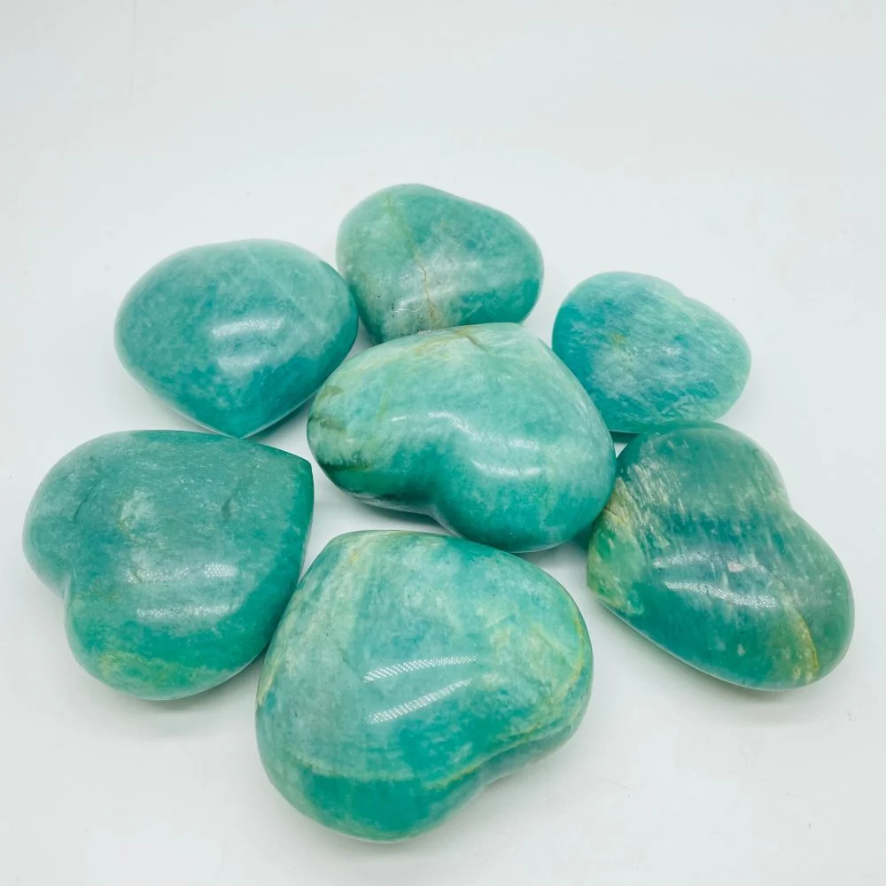 Amazonite Large Heart Wholesale - Image 2