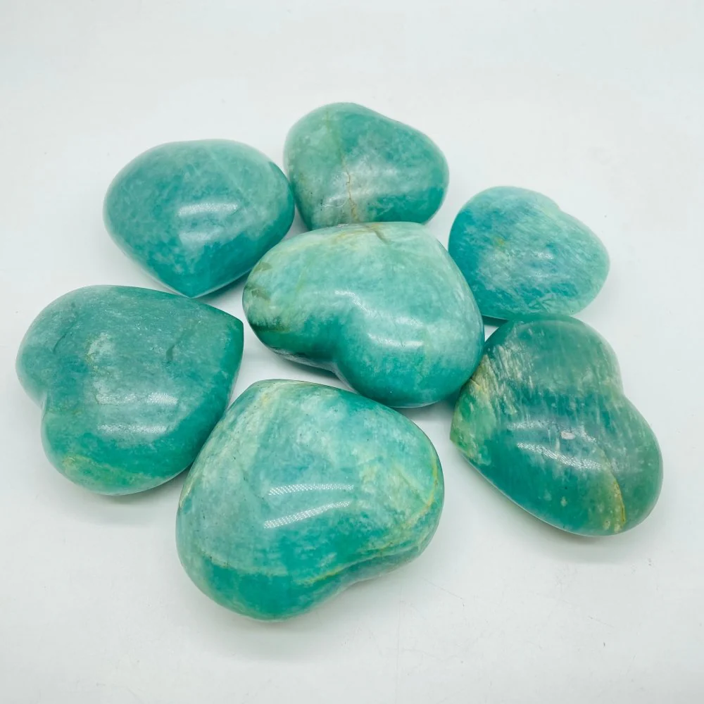 Amazonite Large Heart Wholesale - Image 4