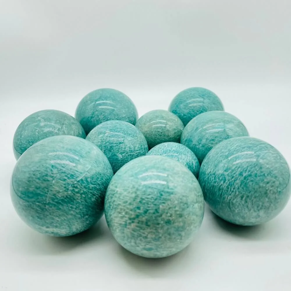 High Quality Amazonite Spheres Wholesale - Image 2