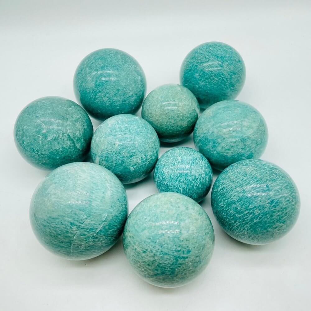 High Quality Amazonite Spheres Wholesale - Image 3
