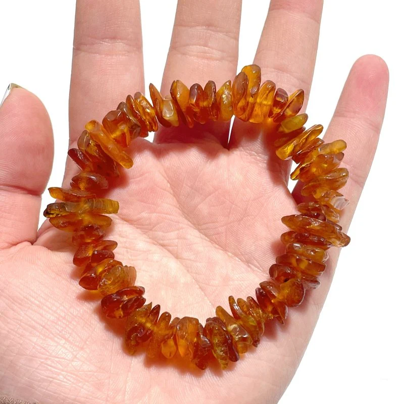 Amber Chip Bracelets Wholesale - Image 5