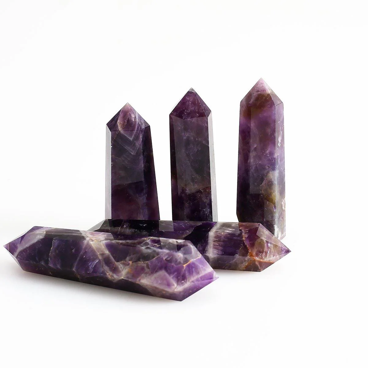 Chevron Amethyst Double Points Wholesale - Image 4