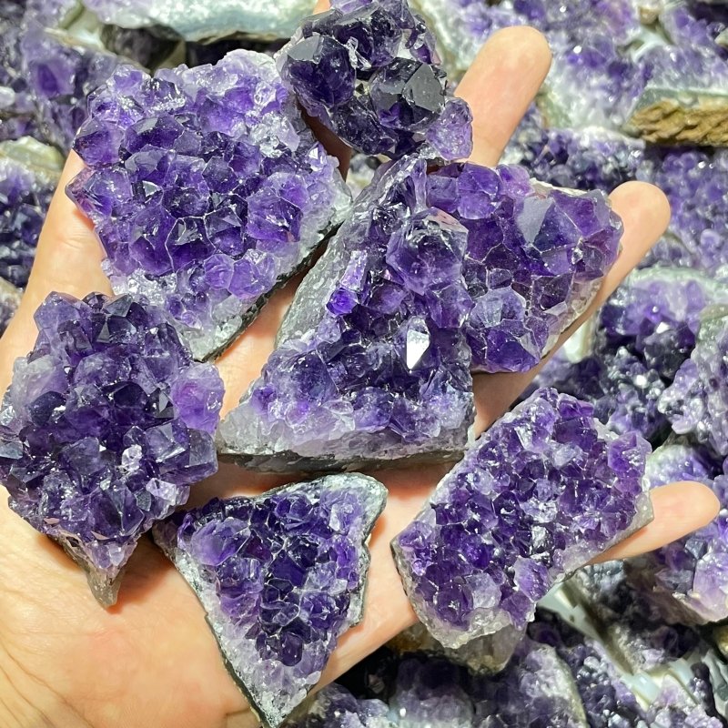 2-4in Amethyst Cluster Crystal Wholesale - Image 4