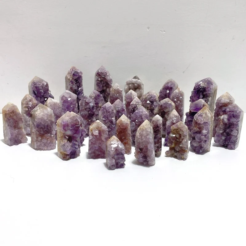 37 Pieces Amethyst Cluster Points