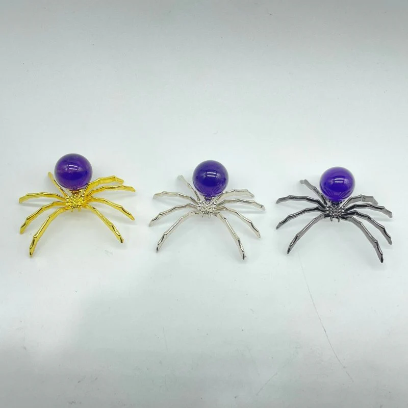 High Quality Amethyst Crystal Sphere Spider Wholesale