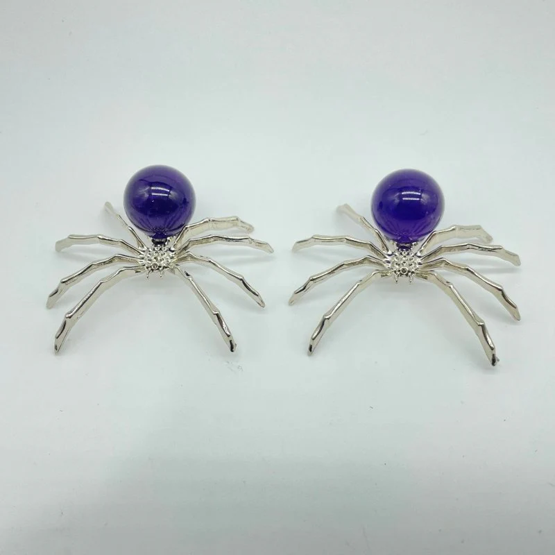 High Quality Amethyst Crystal Sphere Spider Wholesale - Image 3