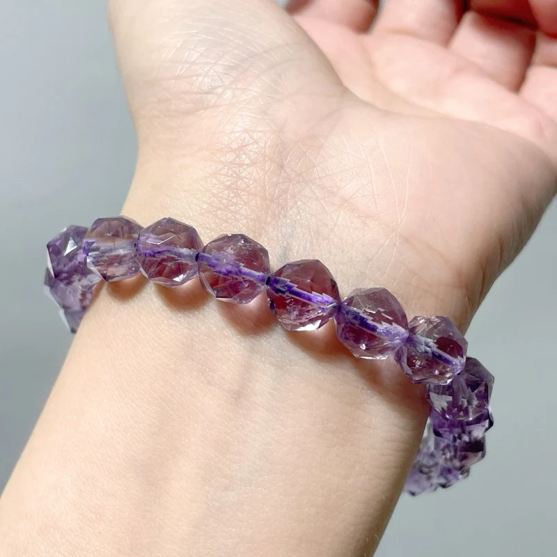 Amethyst Cut Faceted Bracelets Wholesale - Image 4