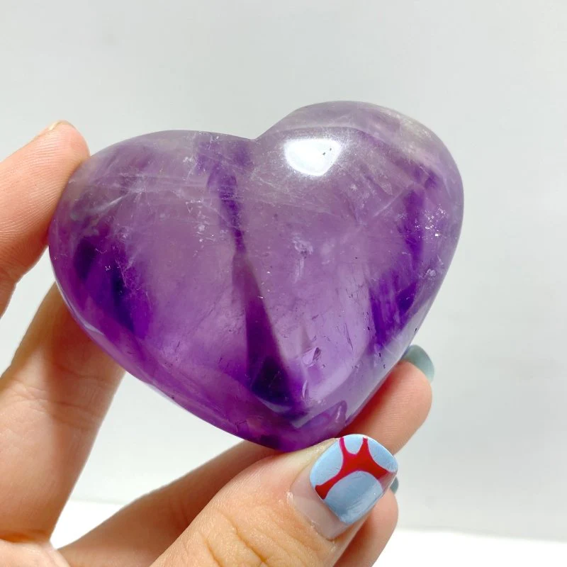 23 Pieces Amethyst Heart Shape - Image 4