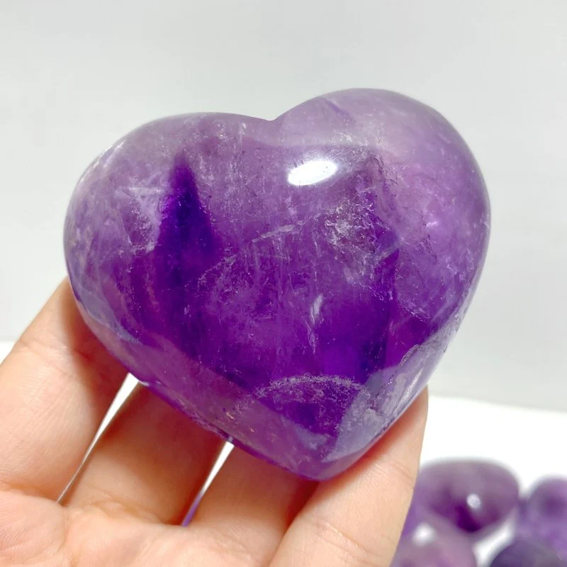 23 Pieces Amethyst Heart Shape - Image 5