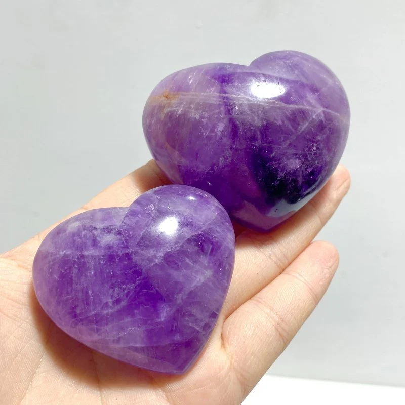 23 Pieces Amethyst Heart Shape - Image 6