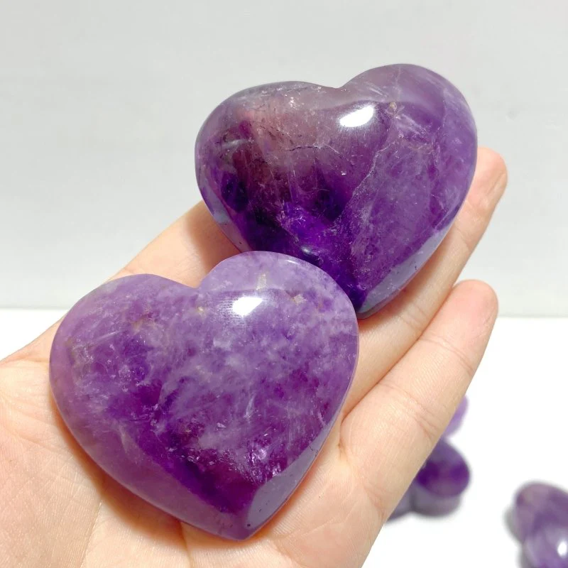 23 Pieces Amethyst Heart Shape - Image 7