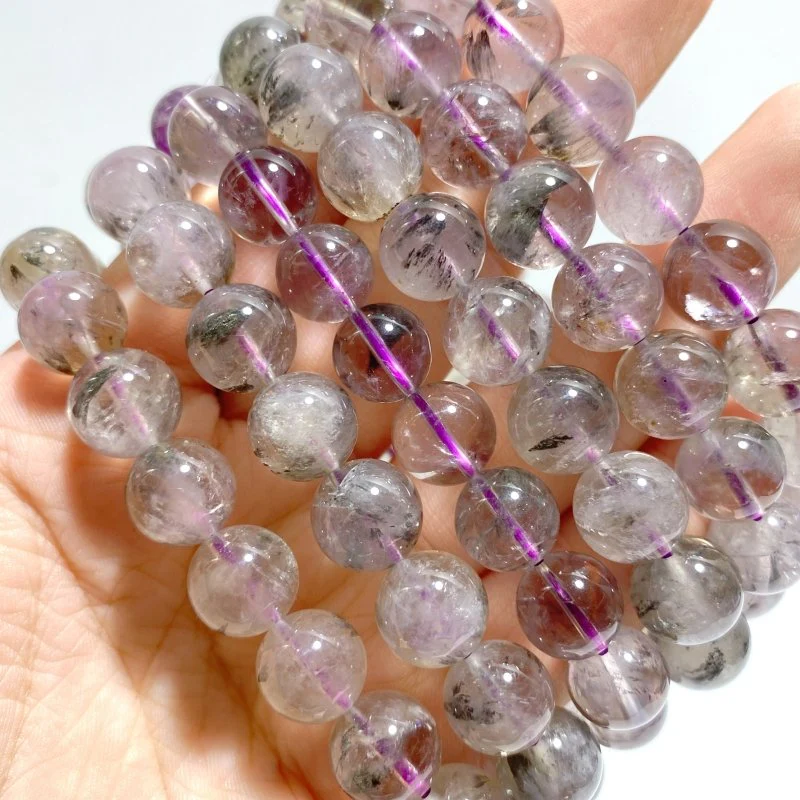 24 Pieces Amethyst Mixed Pyrite Bracelets - Image 3