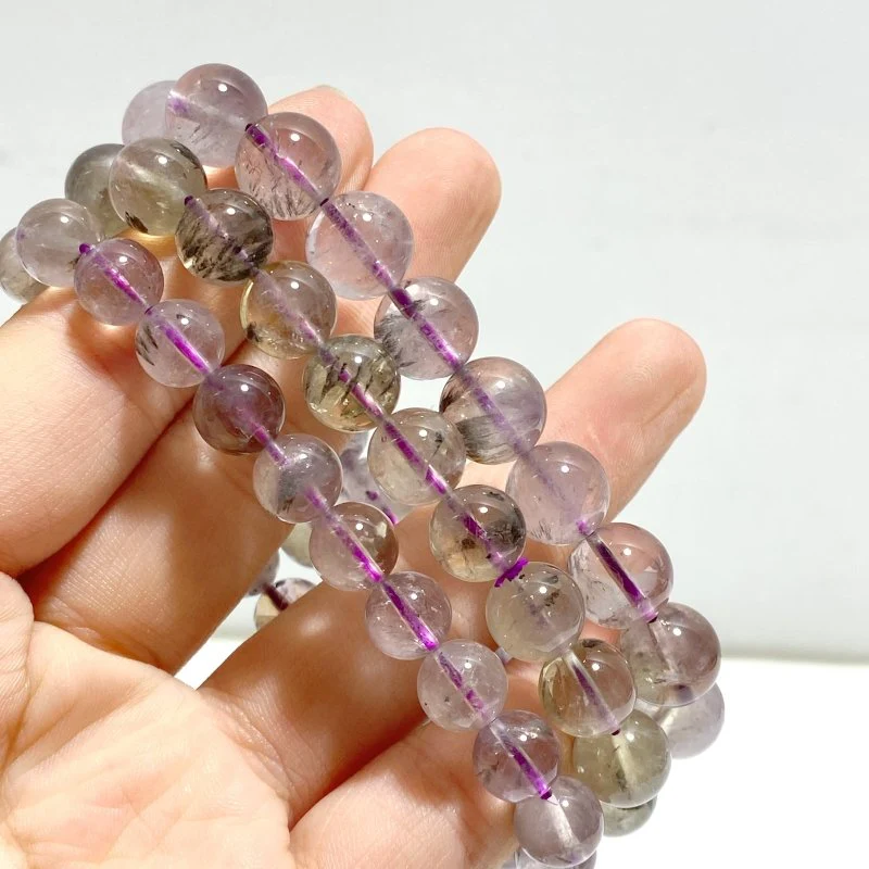 24 Pieces Amethyst Mixed Pyrite Bracelets - Image 4