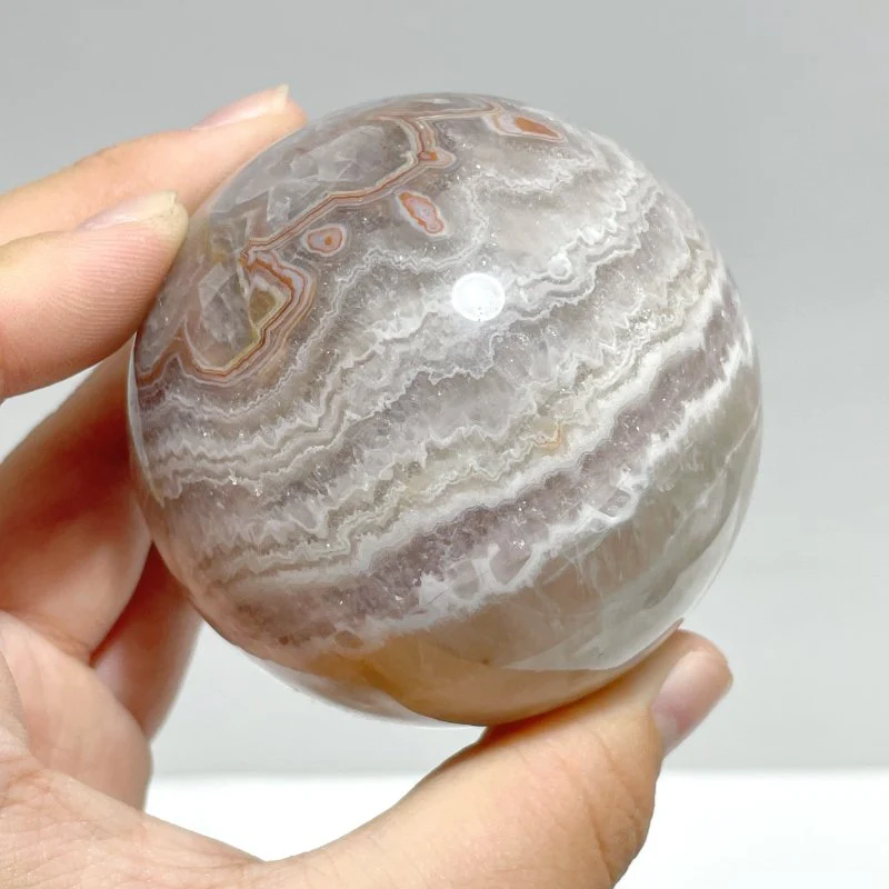20 Pieces Amethyst Mixed Striped Agate Crystal Spheres - Image 7