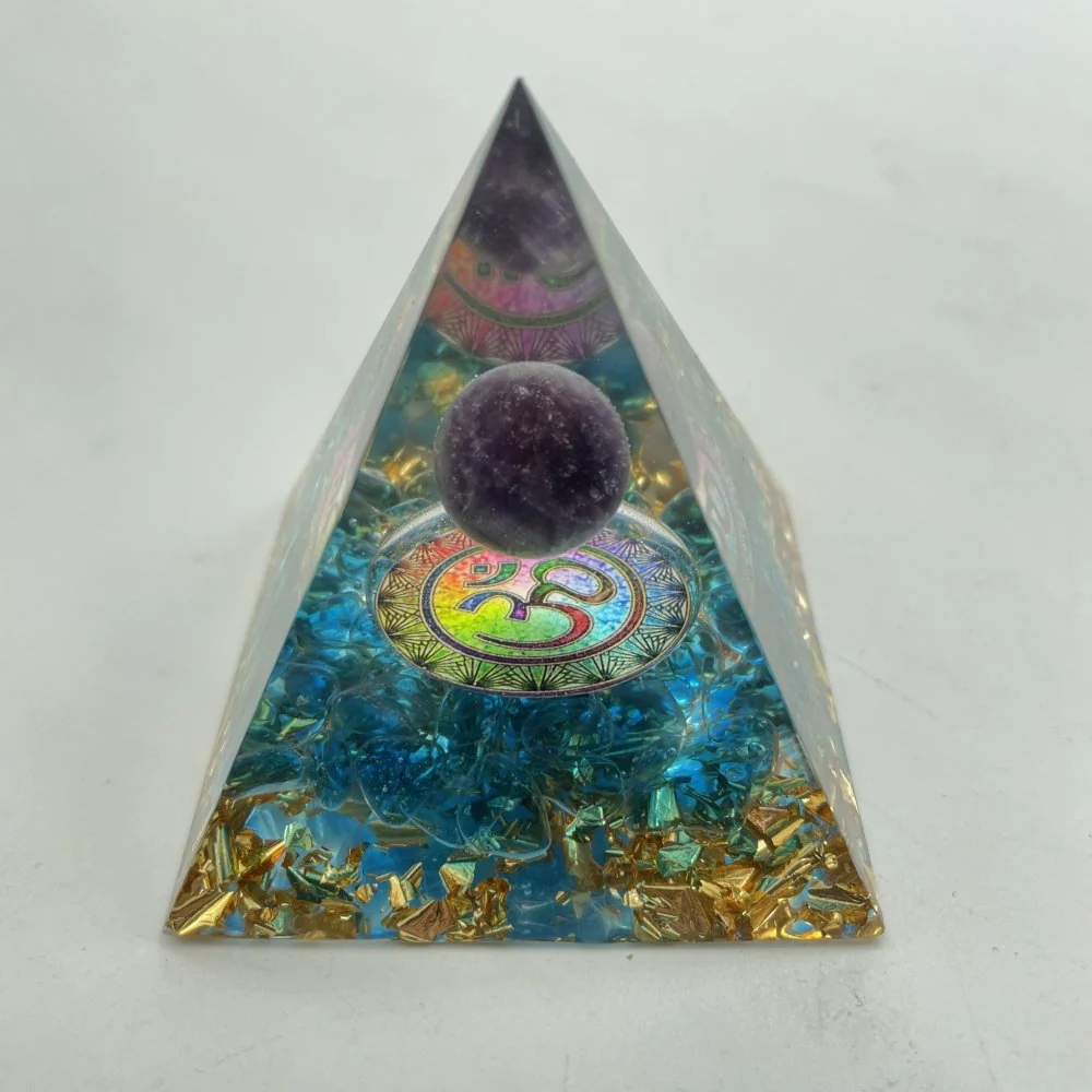 Amethyst Orgone Pyramid Wholesale - Image 2