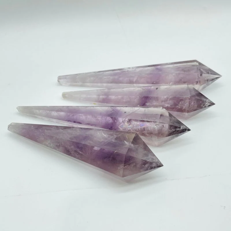Light Purple God's Fingerprint Amethyst Point Scepter Magic Wand Wholesale - Image 2