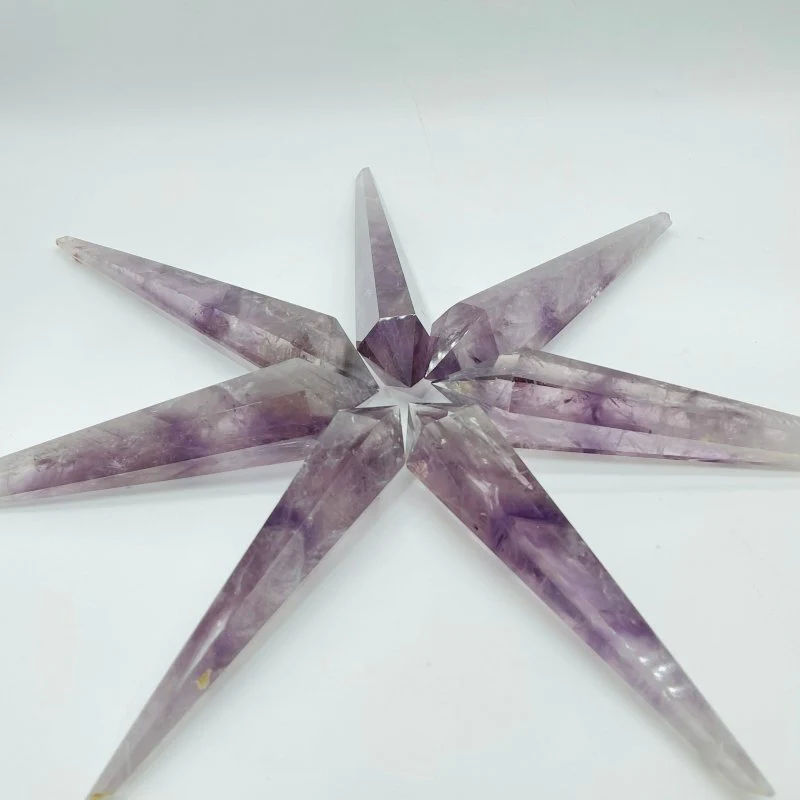 Light Purple God's Fingerprint Amethyst Point Scepter Magic Wand Wholesale - Image 4