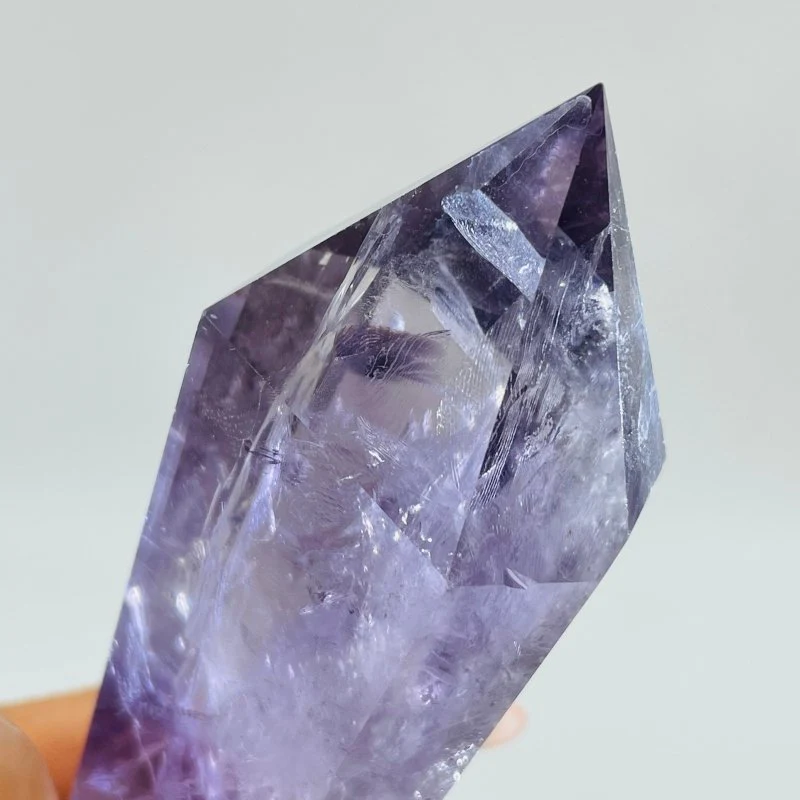 Light Purple God's Fingerprint Amethyst Point Scepter Magic Wand Wholesale - Image 6